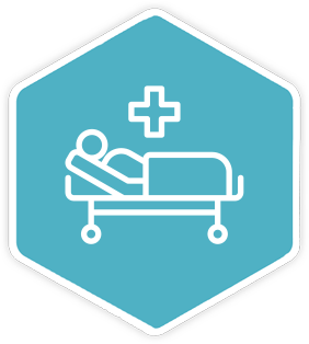Hospital bed icon